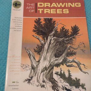 Vintage drawing book - Art of Drawing Trees